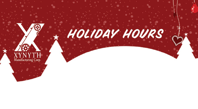 XYNYTH Holiday Hours
